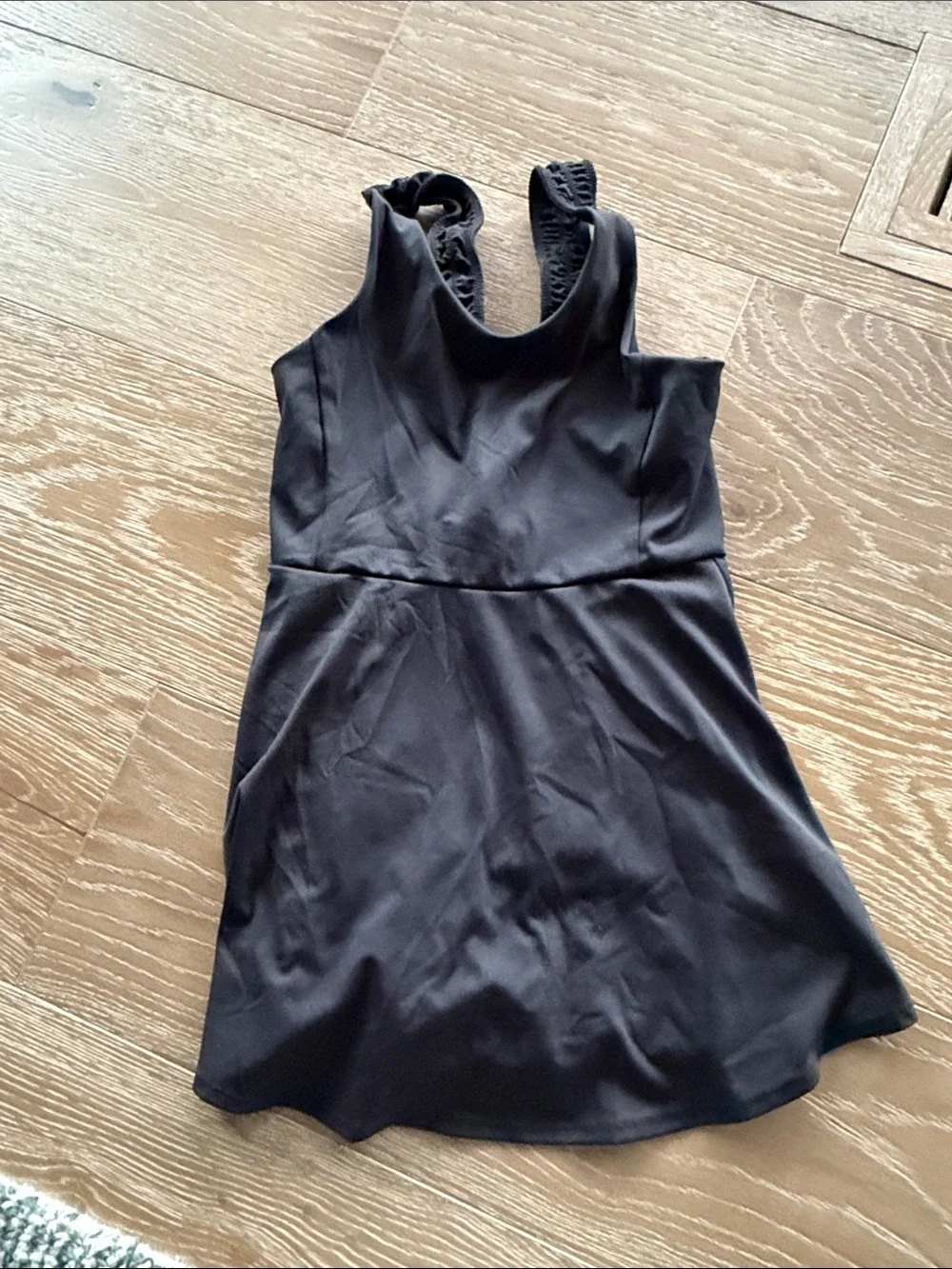 Old Navy Black Girl's A-Line Racerback Dress